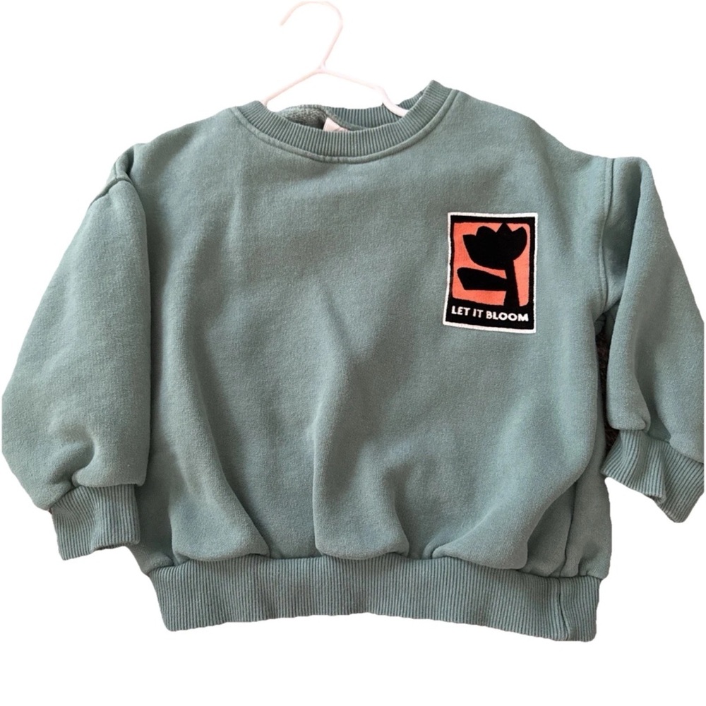 Zara kids sweatshirt: Zara Kids Sweatshirt Unisex– Size 5 (Fits More Like 3/4T)
